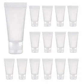 Frosted Plastic Cosmetic Jars view 1