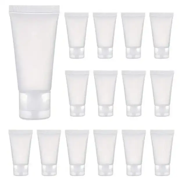 Frosted Plastic Cosmetic Jars