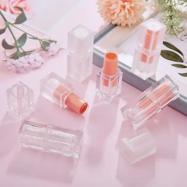 Frosted Square Lipstick Tubes