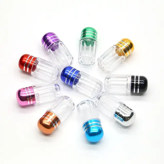 Acrylic Capsule-Shaped Bottles view 2
