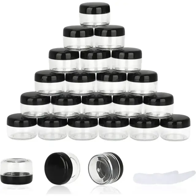 Plastic Cosmetic Jars