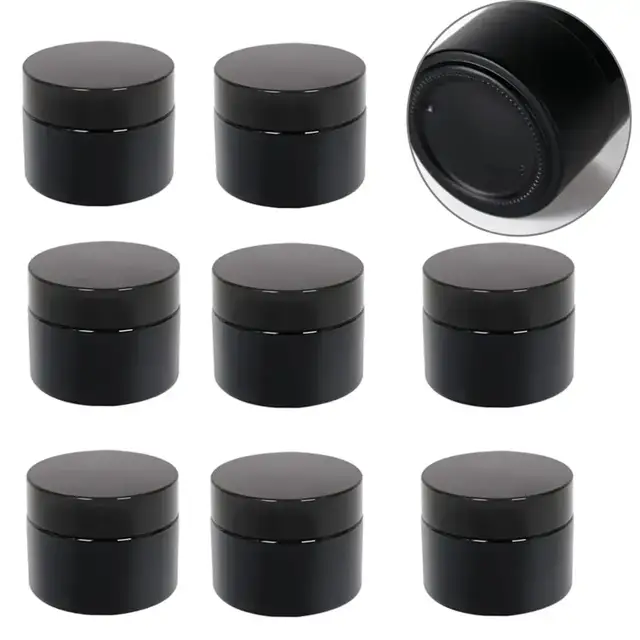 Glass Cosmetic Jars