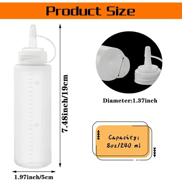 Plastic Dispensing Bottles view 2