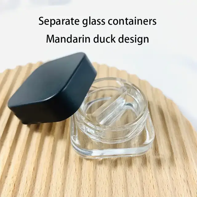 Square Glass Cosmetic Jars view 2