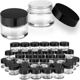 Glass Cosmetic Jars