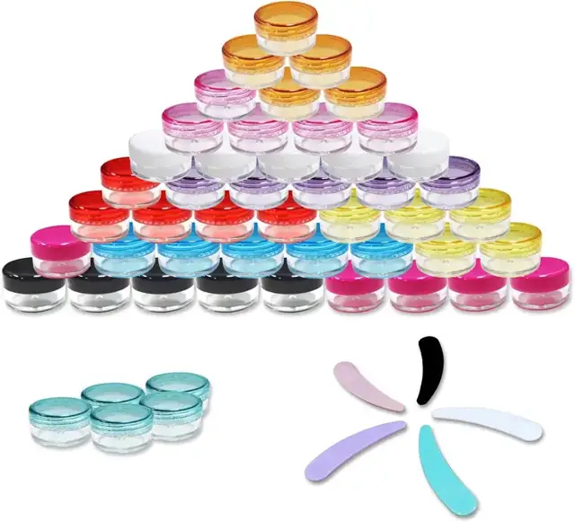 Plastic Cosmetic Jars