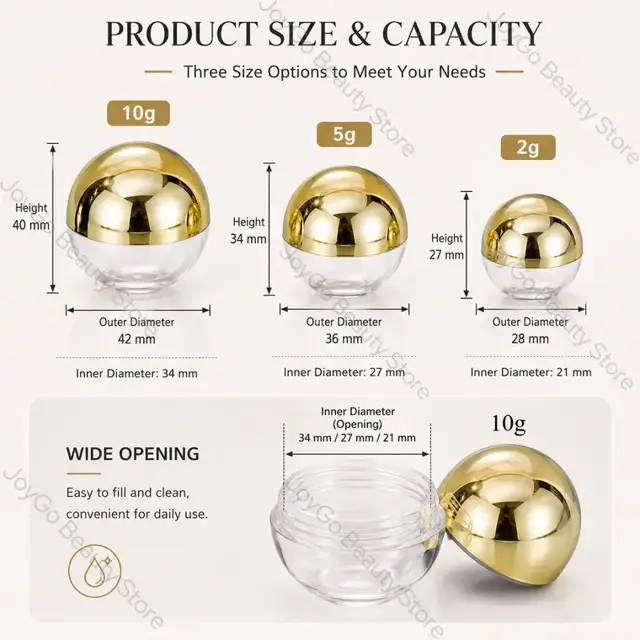 Cosmetic Jars view 2