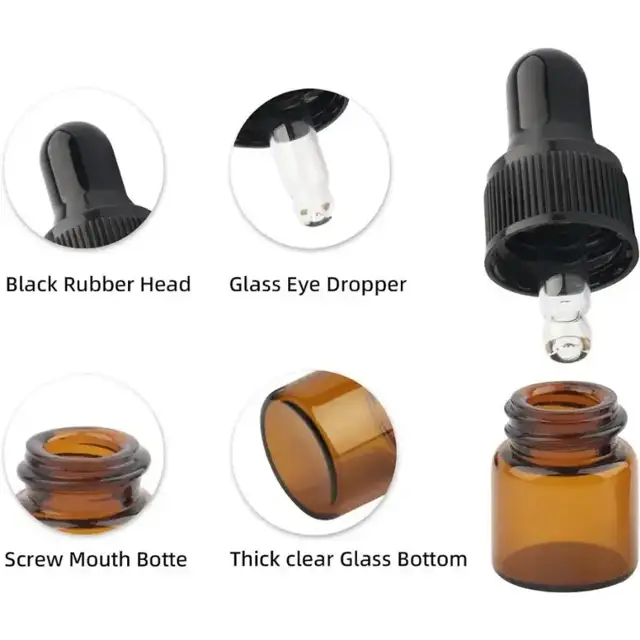 Glass Dropper Bottles view 2