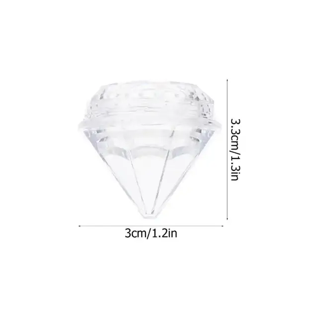 Diamond-Shaped Cosmetic Jars view 2