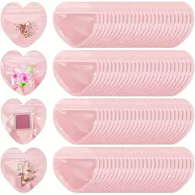 Heart-Shaped Storage Pouches