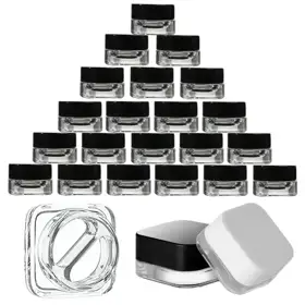 Square Glass Lip Balm Pots view 1