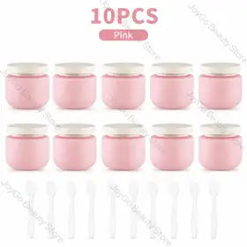 Matte Plastic Cosmetic Jars view 1