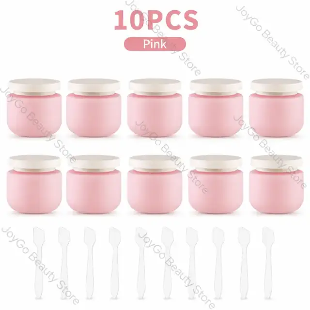 Matte Plastic Cosmetic Jars