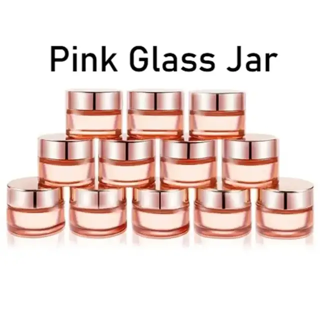 Glass Cosmetic Jars