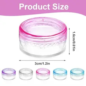 Plastic Cosmetic Jars view 1