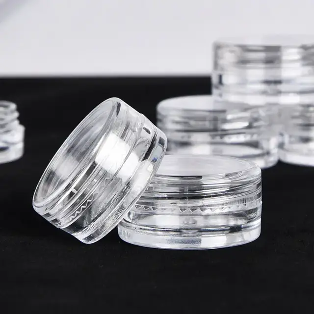 Plastic Lip Balm Pots
