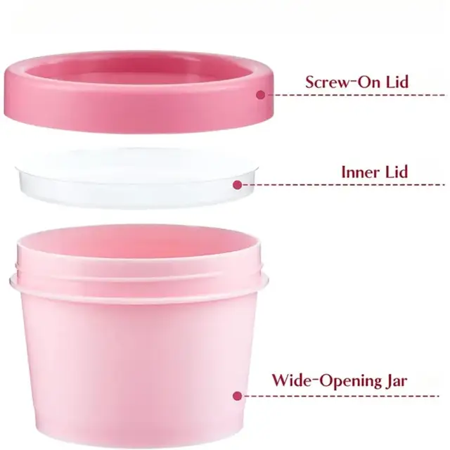 Plastic Cosmetic Jars view 2