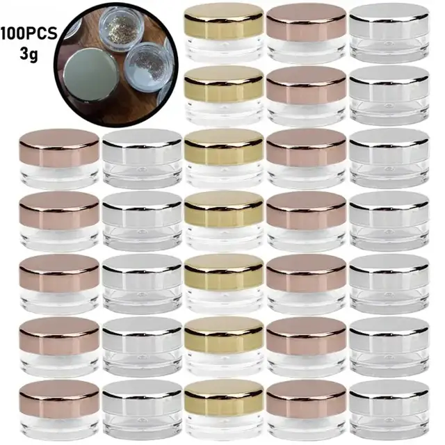 Plastic Lip Balm Pots