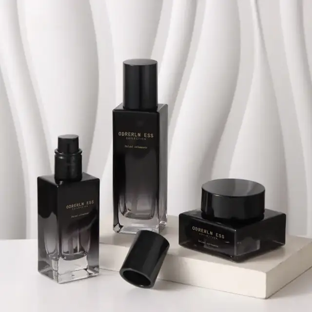 Gradient Glass Cosmetic Jars view 2