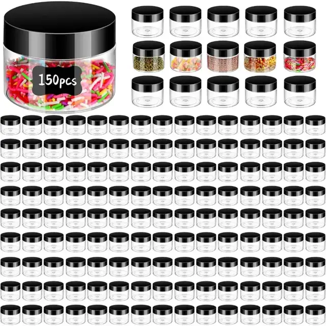 Plastic Cosmetic Jars