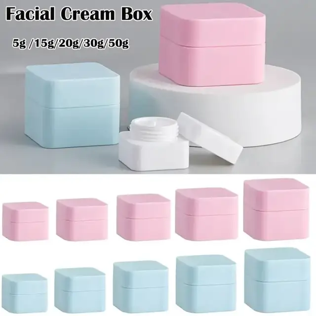Square Plastic Lip Balm Containers