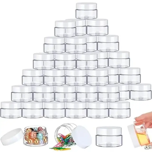 Plastic Cosmetic Jars