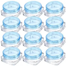 Square Plastic Cosmetic Jars view 1