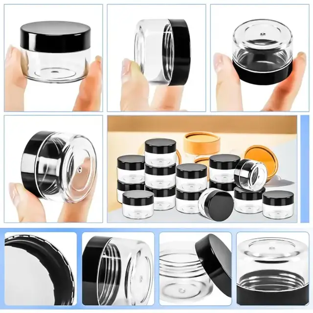 Plastic Cosmetic Jars view 2