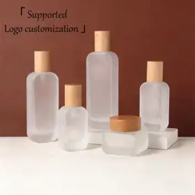 Square Skincare Pump Bottles & Cream Jars view 1