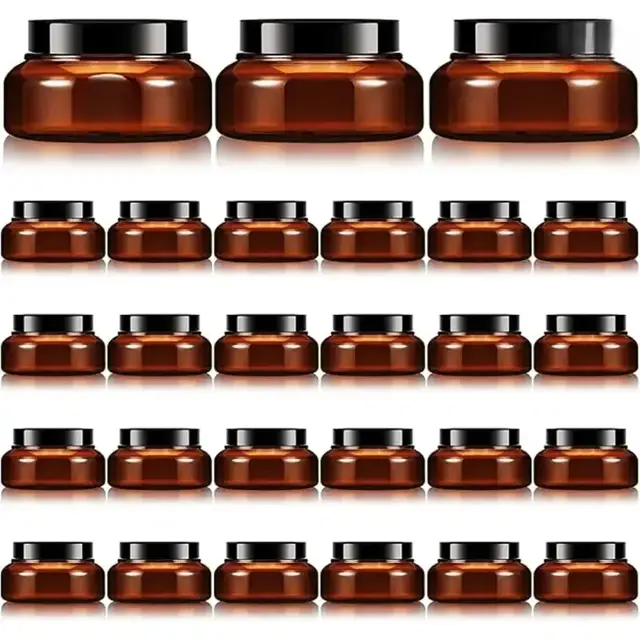 Glass Cosmetic Jars