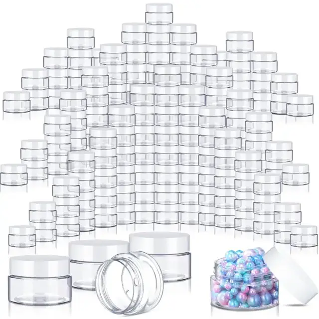 Plastic Cosmetic Jars