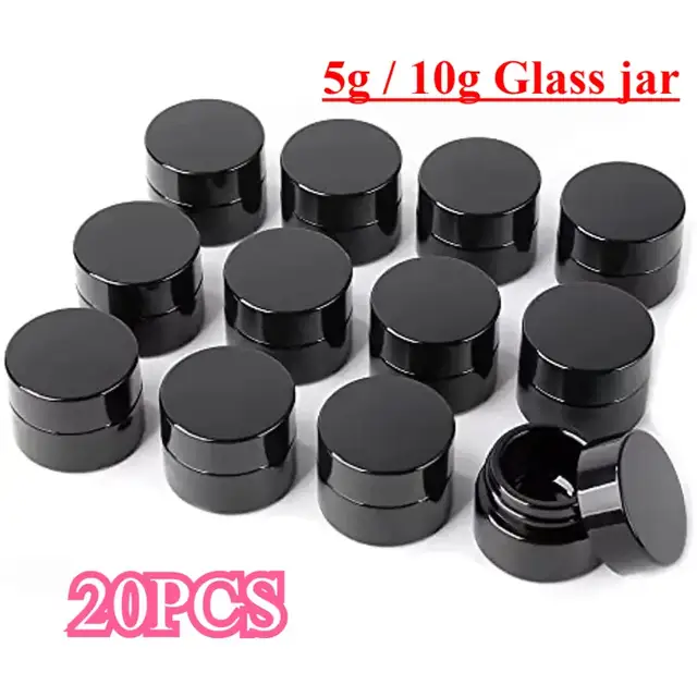 Glass Cosmetic Jars