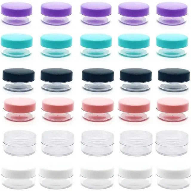 Plastic Cosmetic Jars