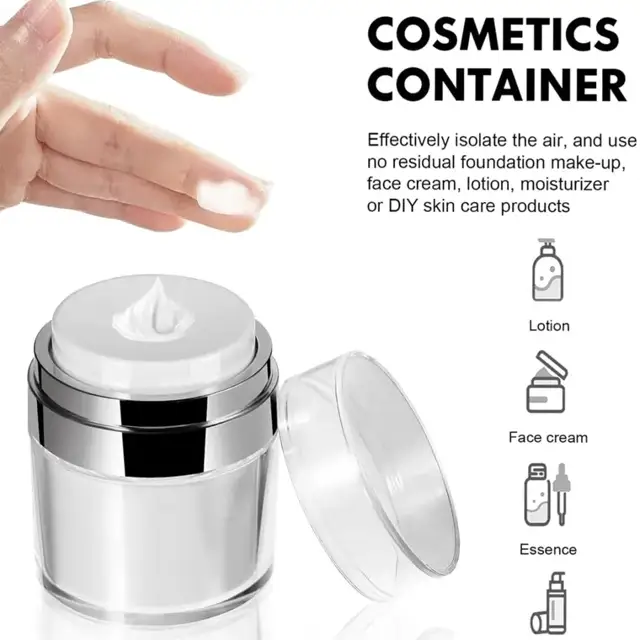 Acrylic Airless Pump Jars view 2