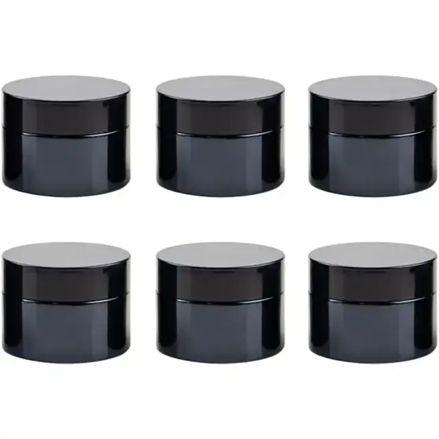 Glass Cosmetic Jars