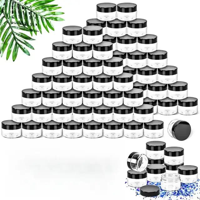Plastic Cosmetic Jars