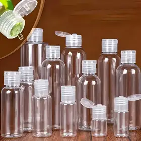 Flip-Top Plastic Squeeze Bottles view 1