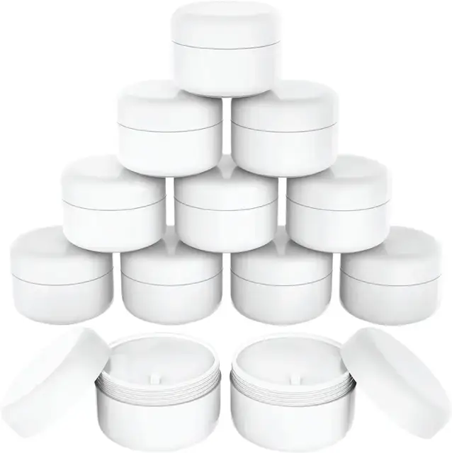 Plastic Cosmetic Jars