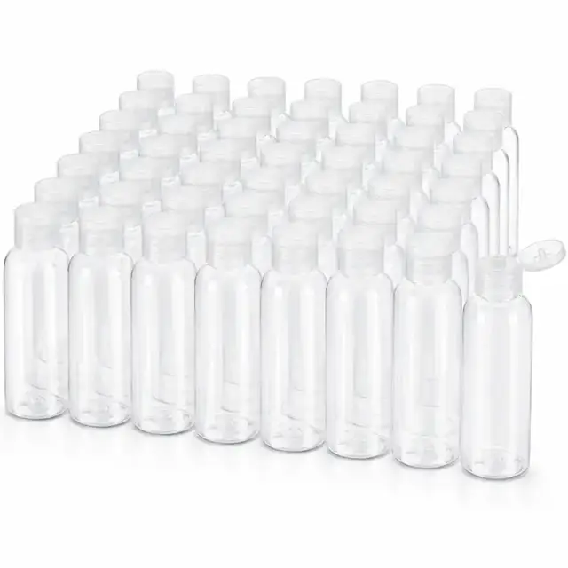Flip-Top Plastic Squeeze Bottles