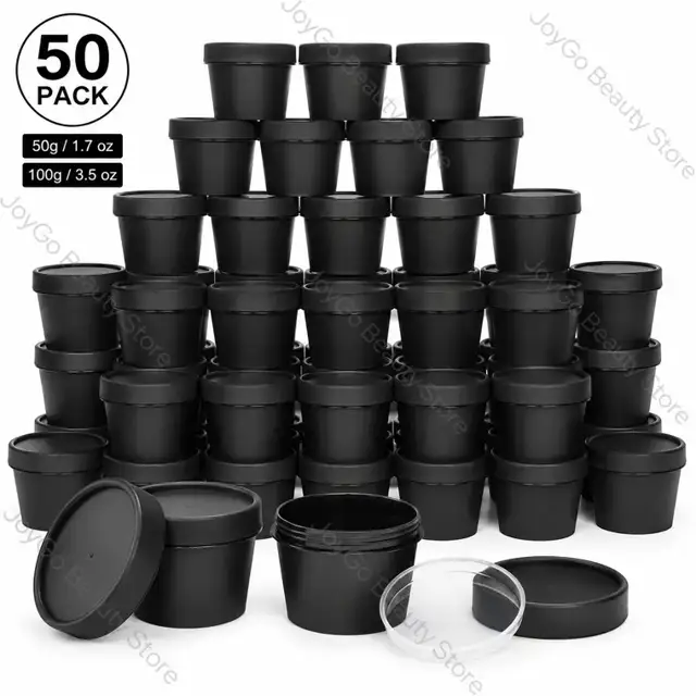 Plastic Cosmetic Jars