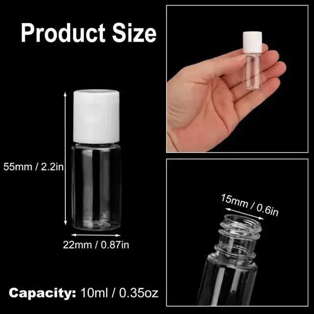 Flip-Top Plastic Squeeze Bottles view 2