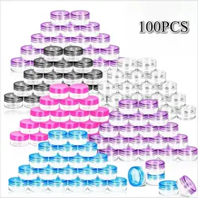 Plastic Cosmetic Jars view 1