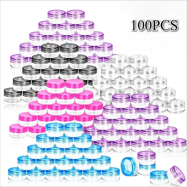 Plastic Cosmetic Jars