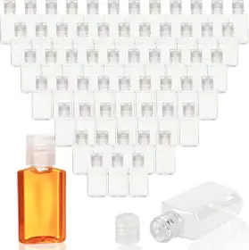Flip-Top Plastic Squeeze Bottles view 1