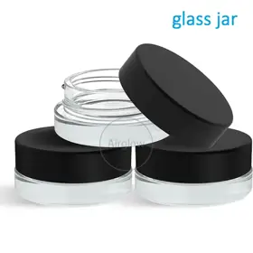 Glass Lip Balm Pots