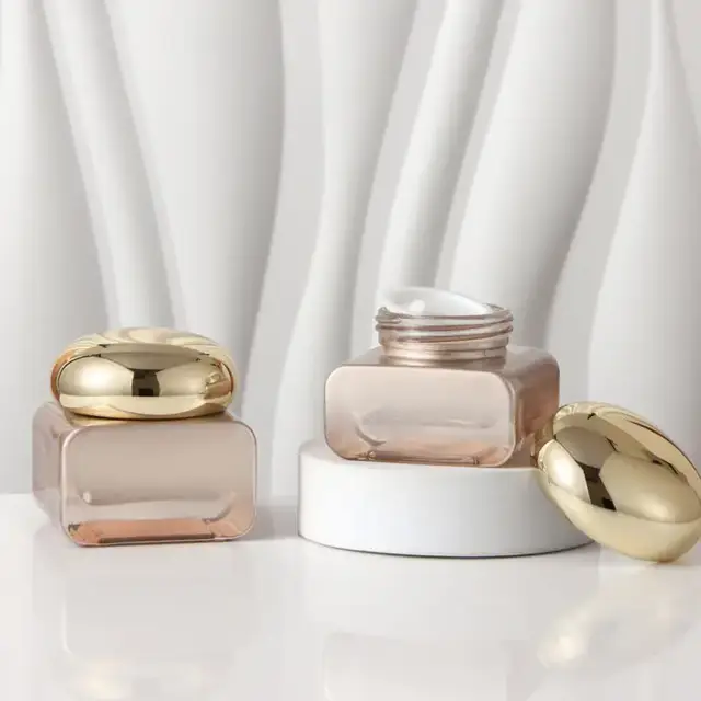 Gradient Glass Cosmetic Jars view 2
