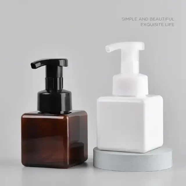 Square Plastic Lotion Bottles view 2