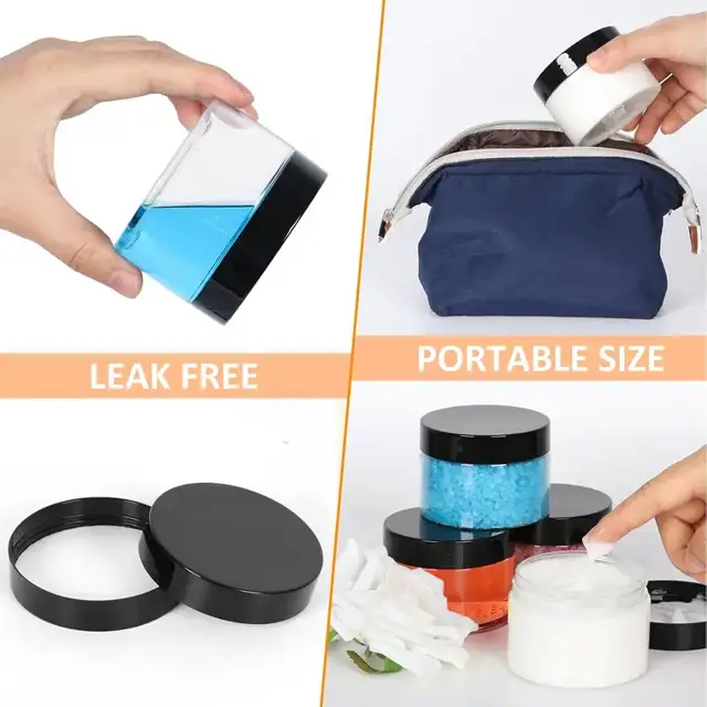 Plastic Cosmetic Jars view 2