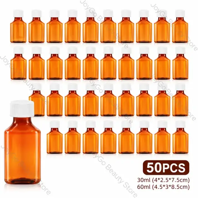 Amber Storage Bottles