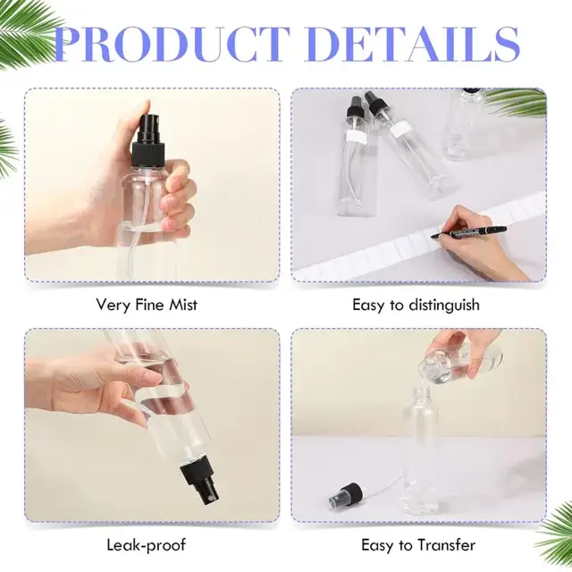 Plastic Fine Mist Spray Bottles view 2